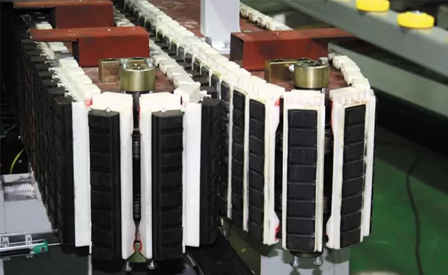 垂直ガラスエッジ研削盘チェーンタイプ