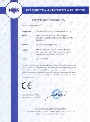 glass drilling machine