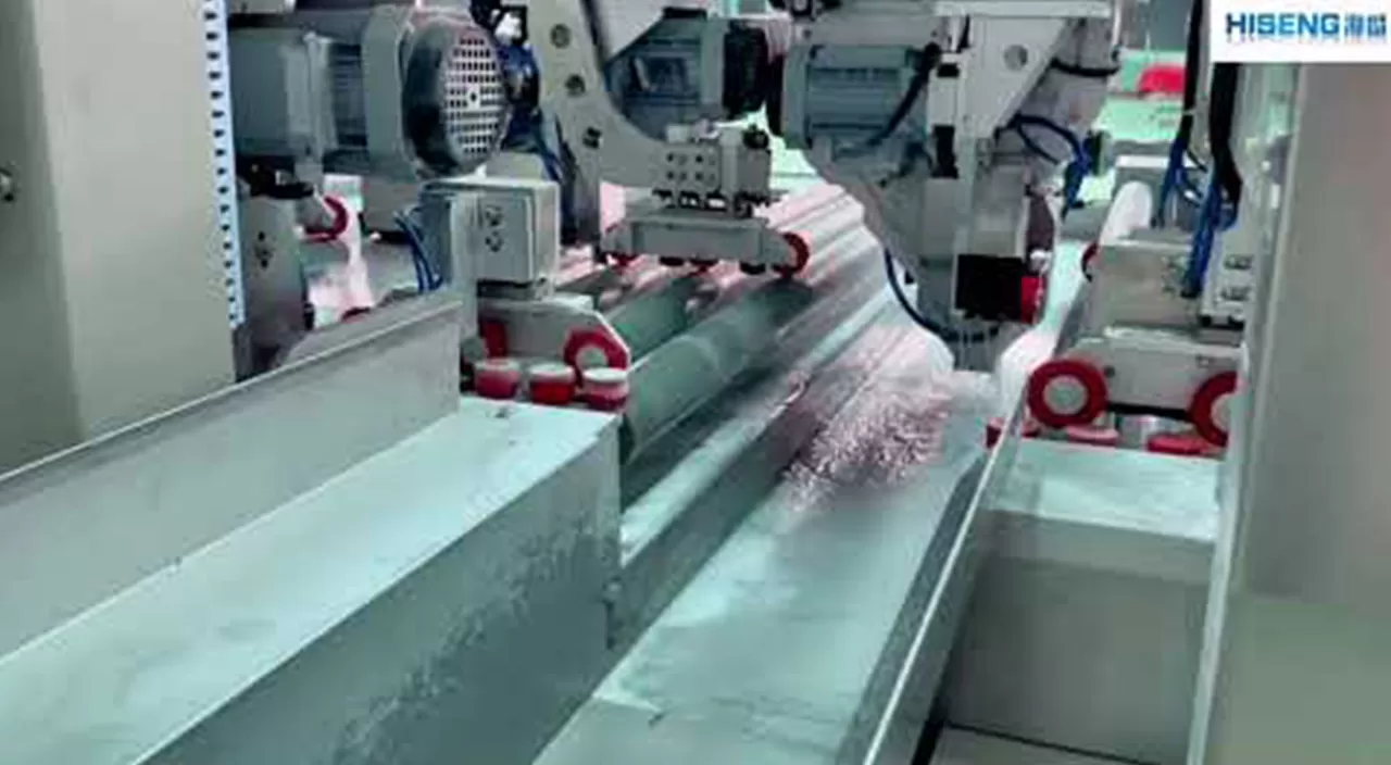 HISENGガラスシーミングマシンHSBMビデオ