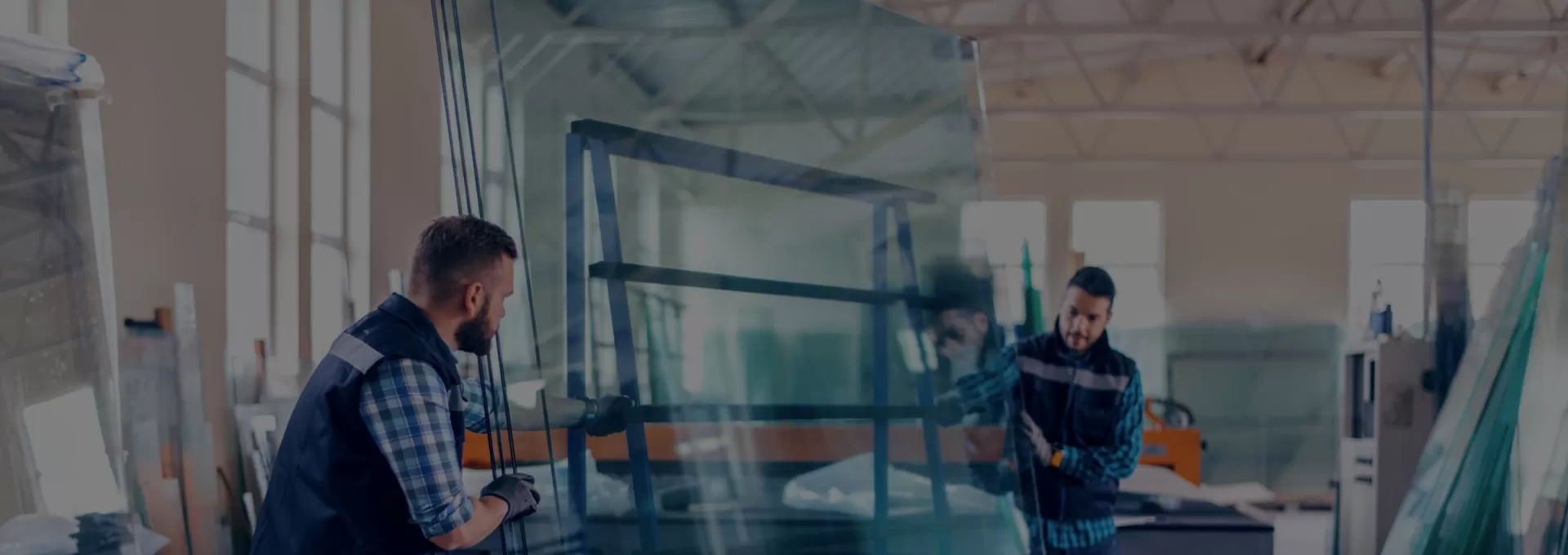 ガラスストレートライン二重エッジマシン