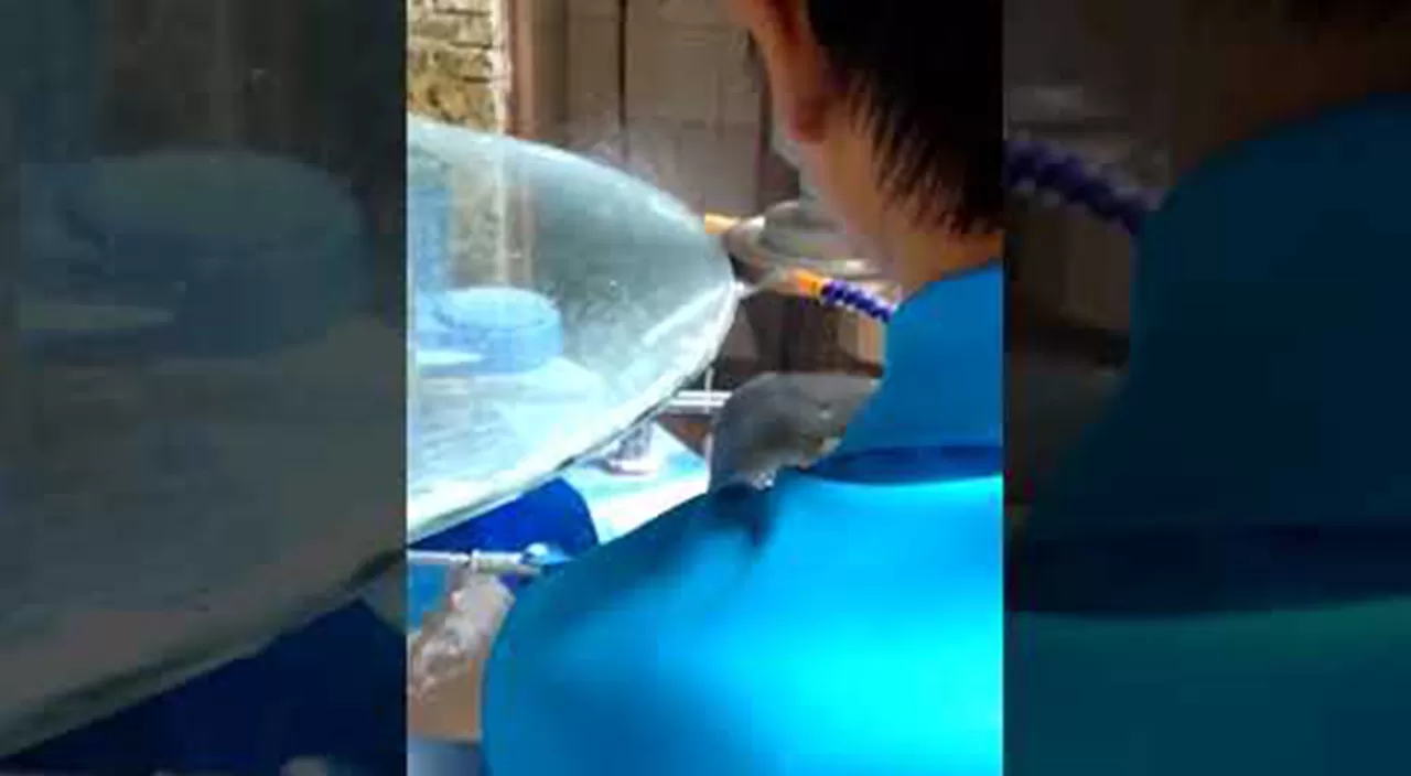 ガラス特殊形状研削マッチングHSS-151ビデオ