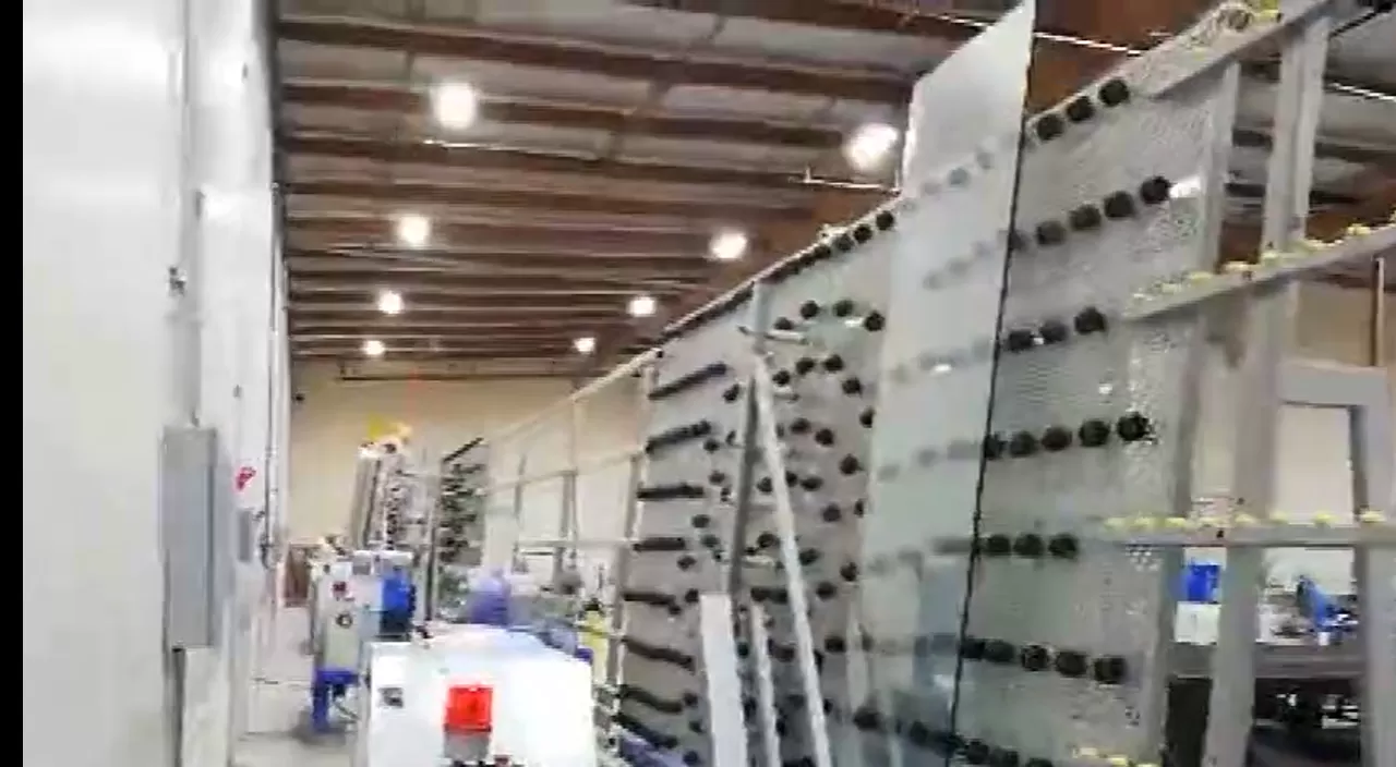 Hisengガラスストレートラインエッジング机械生产ライン米国