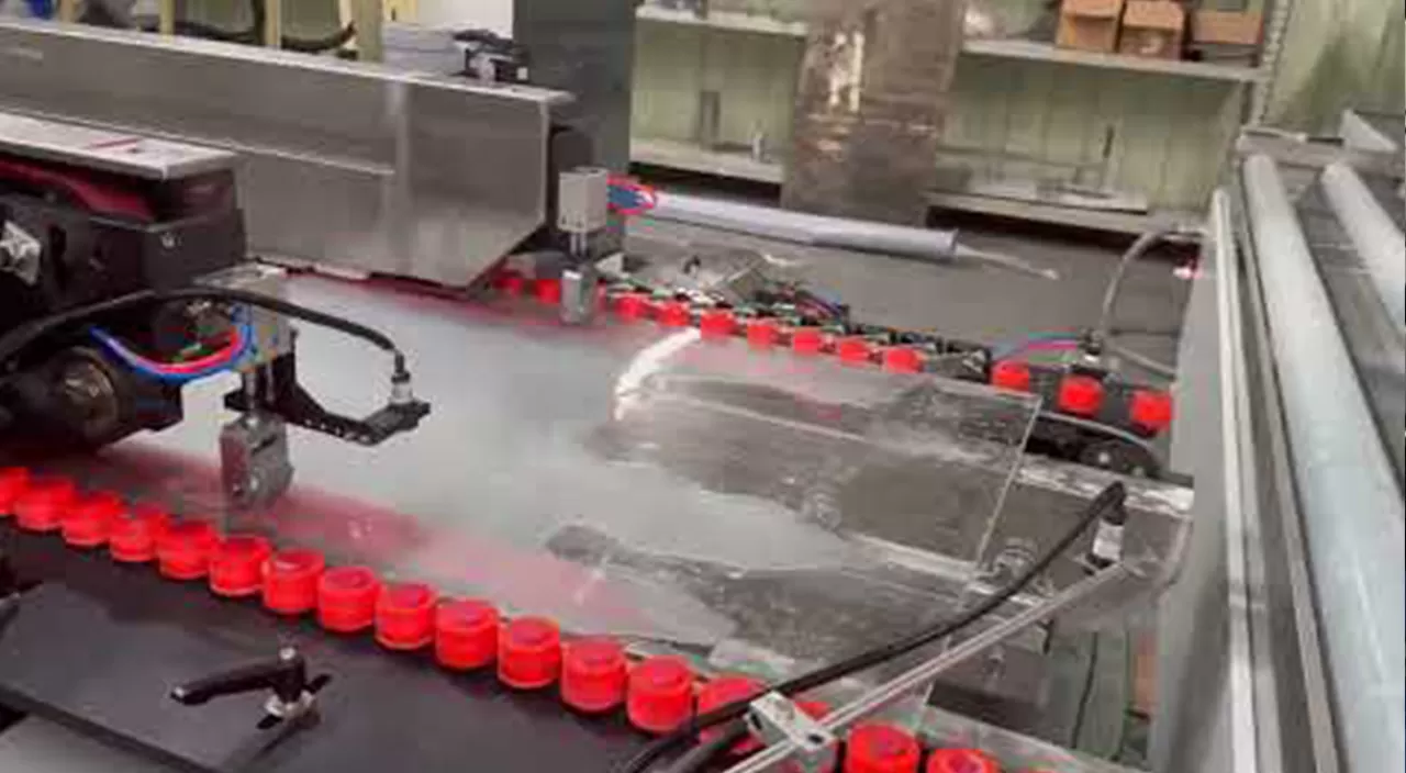 HISENGジャンボガラス二国間エッジャーラインHSDTビデオ