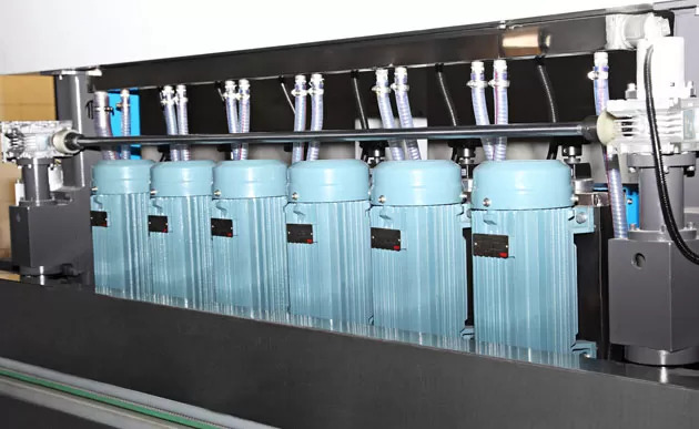 特殊モーターデザインの二重丸ガラスストレートラインエッジマシン