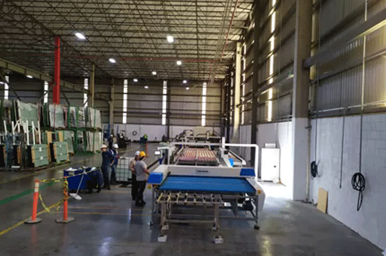 家電用ガラス加工