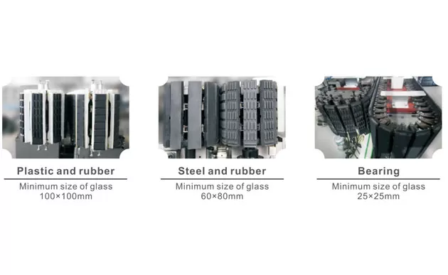 垂直ガラスエッジ研削盤構造